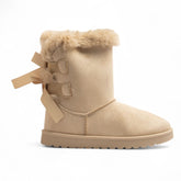 Europeon Union Women Off White Chamois Half Boot #3264